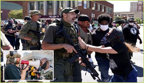 Armed militia clash with Black Lives Matter marchers protesting death of Breonna Taylor ahead of Kentucky Derby