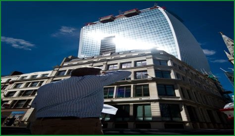 Glare from London Skyscraper Blamed for Melting Car