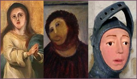 Worst. Restoration. Ever. Elderly Woman Botches Touch-Up Job on 19th Century Church Fresco